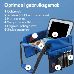 Imoshion Reistafel met Tablethouder voor Kinderen Hot