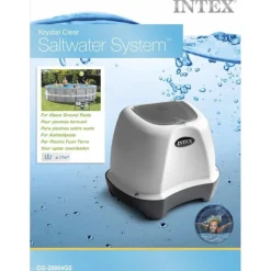 Intex Krystal Clear zoutwatersysteem QS400 schoon water zonder chemisch chloor! New