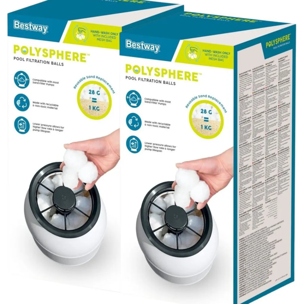 Bestway Intex Polysphere filterballen voor zwembadpompen 2 stuks Clearance