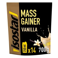 Isostar Mass Gainer Proteïnepoeder met Vanillesmaak Sale