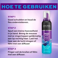 John Frieda Frizz Ease Dream Curls Curl Reviver Mousse Hot