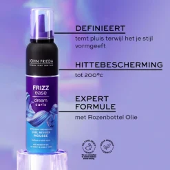 John Frieda Frizz Ease Dream Curls Curl Reviver Mousse Hot
