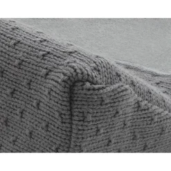 Jollein Bliss Knit Storm Grey 50 x 70 cm Aankleedkussenhoes New