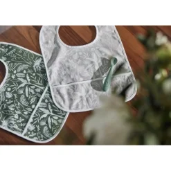 Jollein Botanical Leaf Green 2-pack Waterproof Slabber