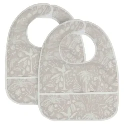 Jollein Botanical Nougat 2-pack Waterproof Slabber Discount