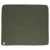 Jollein Pure Knit Leaf Green 75 x 85 cm GOTS Aankleedkussenhoes