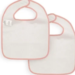 Jollein Snake Pale Pink 2-pack Waterproof Slabber Hot