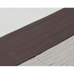 Jollein Wrinkled Cotton Chestnut 120 x 150 cm Ledikantlaken