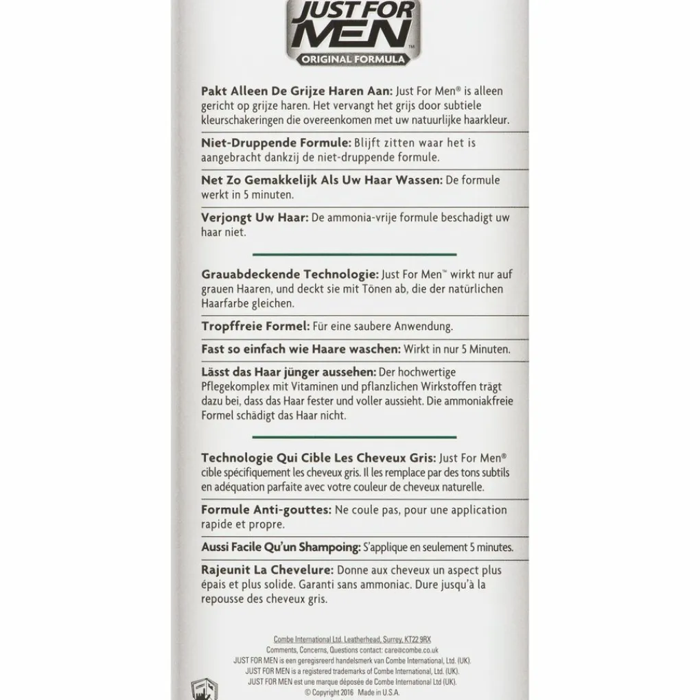 Just For Men Original Formula H-55 Zwart Haarkleuring Online