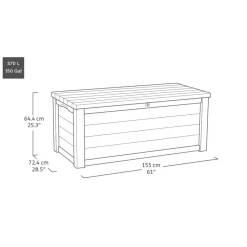 Keter Eastwood Opbergbox 570L Hot