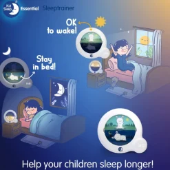Pabobo KidSleep Classic Essential Wit LED Slaaptrainer en Kinderwekker Best