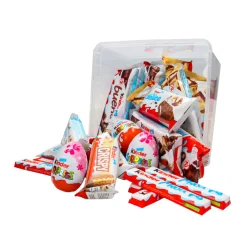 Kinder chocolade mix: Bueno melk & wit, Surprise, Delice, Maxi & Crispy Clearance