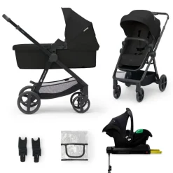 Kinderkraft Newly 4-in-1 Pro Kinderwagen met Autostoel en Base New