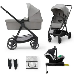 Kinderkraft Newly 4-in-1 Pro Kinderwagen met Autostoel en Base Best