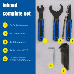 Kinzo Fietsgereedschap MEKFI5230/0010 New