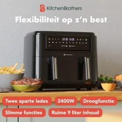 KitchenBrothers Airfryer XXL Dual Zone Best