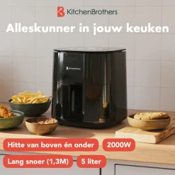 KitchenBrothers Airfryer XL 2000W 5L Clearance