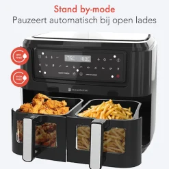 KitchenBrothers Dubbele Airfryer XXL New