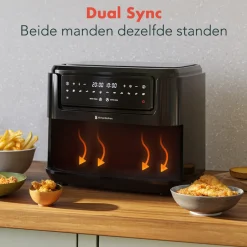 KitchenBrothers Dubbele Airfryer XXL New