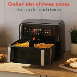 KitchenBrothers Dubbele Airfryer XXL New