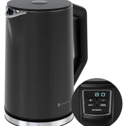 KitchenBrothers Dubbelwandige Waterkoker met Temperatuurregeling Sale