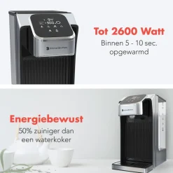 KitchenBrothers Heetwaterdispenser met Melkfunctie Clearance