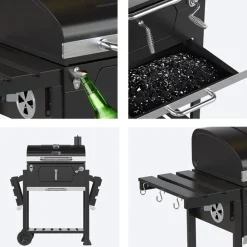 KitchenBrothers Houtskool BBQ Smoker Sale