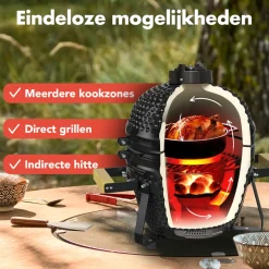 KitchenBrothers Kamado BBQ Deluxe Set New