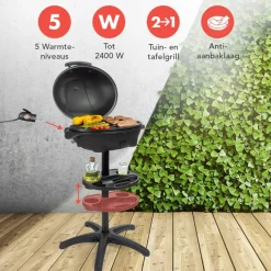 KitchenBrothers Opvouwbare Elektrische BBQ Discount