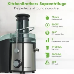 KitchenBrothers Sapcentrifuge Outlet
