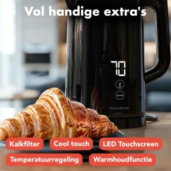 KitchenBrothers Waterkoker met Temperatuurregeling Outlet