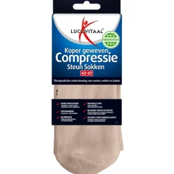 Lucovitaal Koper Geweven Compressie Steun Kousen Outlet