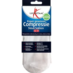 Lucovitaal Koper Geweven Compressie Steun Kousen Outlet