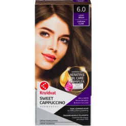 Kruidvat 6.0 Licht Bruin Crème Haarkleuring New