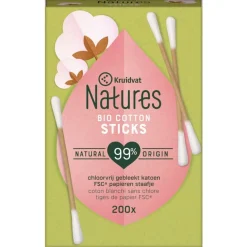 Kruidvat Natures Kruidvat Bio Wattenstaafjes Sale