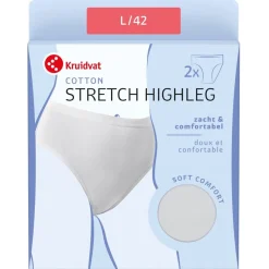Kruidvat Cotton Stretch Highleg Damesslip Hot