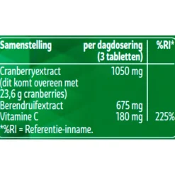 Kruidvat Cranberry Plus met Bearberry Tabletten Online