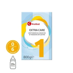 Kruidvat Extra Care 1 0-6M Dieetvoeding bij Krampjes of Moeizame Ontlasting Hot