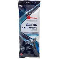 Kruidvat For Men Soft Comfort Razor 2 Wegwerpscheermesjes New