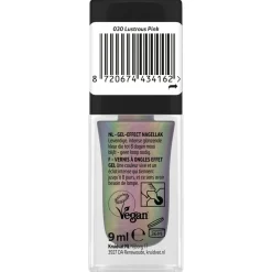 Kruidvat Glass Shine 030 Lustrous Pink Longlasting Gel Color Nagellak Hot