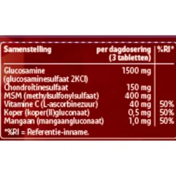Kruidvat Glucosamine Chondroitine en MSM Tabletten Clearance