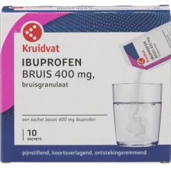 Kruidvat Ibuprofen 400 mg Bruisgranulaat Best