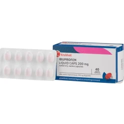 Kruidvat Ibuprofen Liquid Caps 200 mg Capsules New