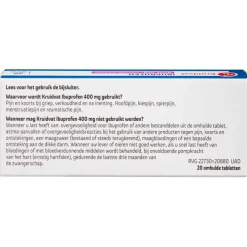 Kruidvat Ibuprofen 400mg Omhulde Tabletten Discount