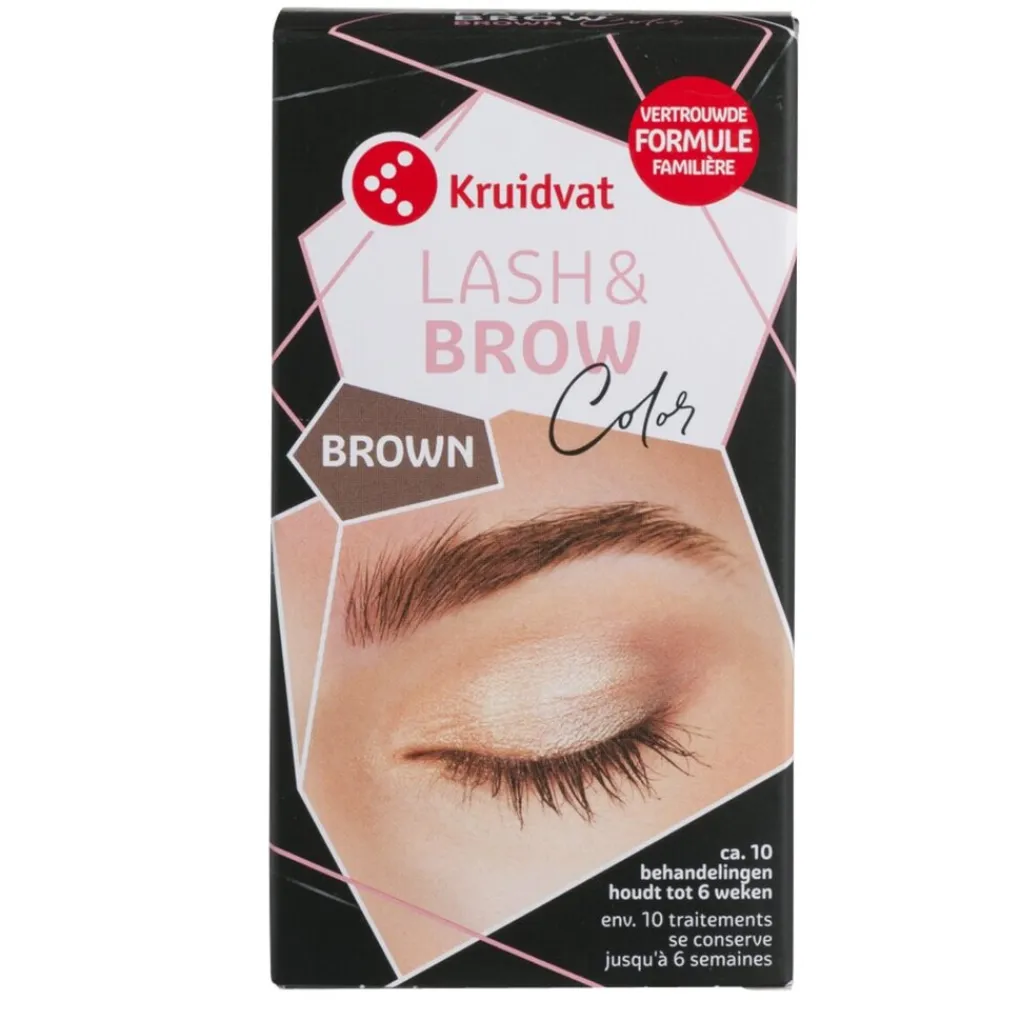 Kruidvat Lash & Brow Color Brown Wimper- en Wenkbrauwverf Discount