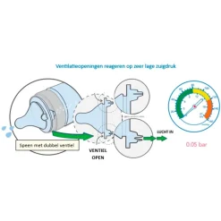 Kruidvat 6+M Anti-Koliek Fast Flow Brede Hals Flesspenen Clearance