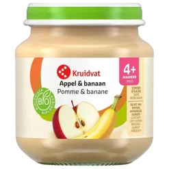 Kruidvat 4+M Bio Appel & Banaan Fruithapje Outlet