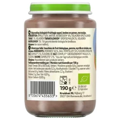 Kruidvat 8+M Bio Appel, Bosbes & Granen Fruithapje Discount