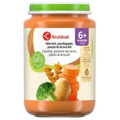 Kruidvat 6+M Bio Wortel, Aardappel, Pasta & Broccoli Maaltijd New