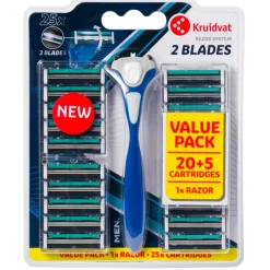 Kruidvat Men Tweevoudige Scheerapparaat Valuepack Best